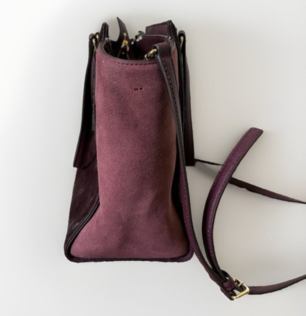 Kate Spade - Deep Plum Calf Hair "Hadlee" Tote - Picture 5 of 7